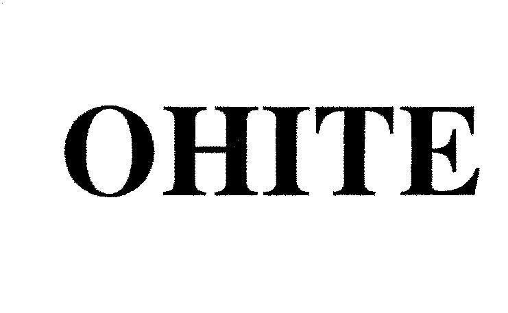 Mẫu nhãn hiệu OHITE