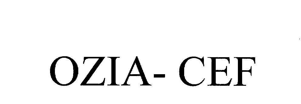 Mẫu nhãn hiệu OZIA-CEF