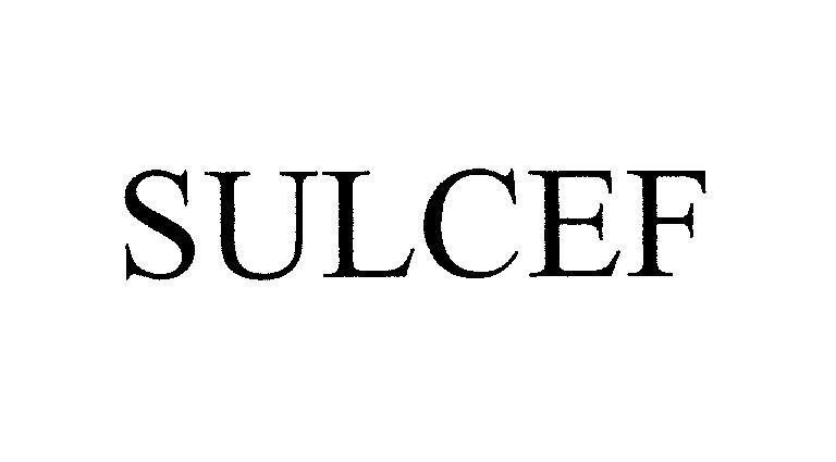 Mẫu nhãn hiệu SULCEF