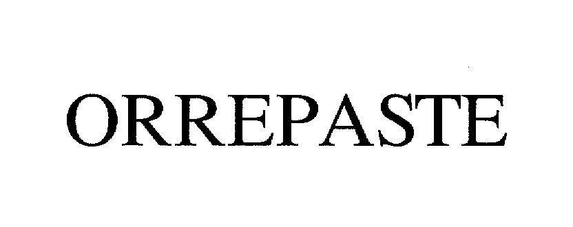 Mẫu nhãn hiệu ORREPASTE