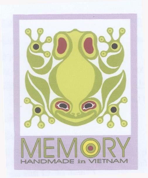 Mẫu nhãn hiệu MEMORY HANDMADE IN VIETNAM