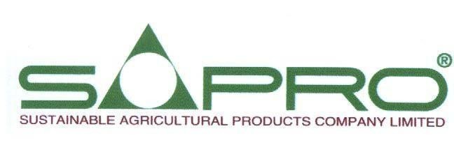 Mẫu nhãn hiệu SAPRO SUSTAINABLE AGRICULTURAL PRODUCTS COMPANY LIMITED