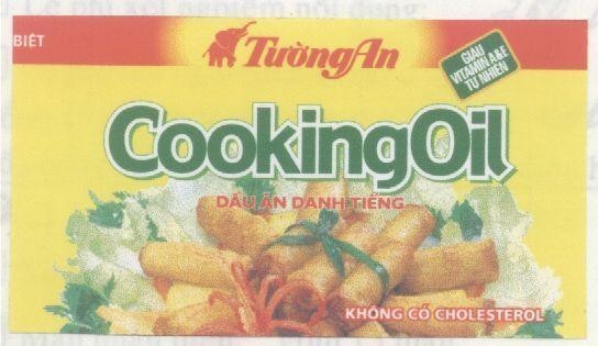 Mẫu nhãn hiệu Tường An COOKINGOIL