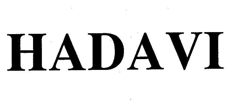 Mẫu nhãn hiệu HADAVI