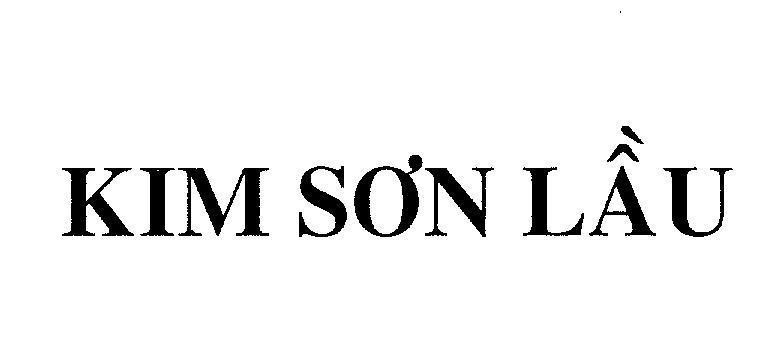 Mẫu nhãn hiệu KIM SƠN LầU