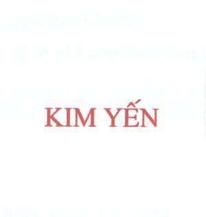 Mẫu nhãn hiệu Kim Yến