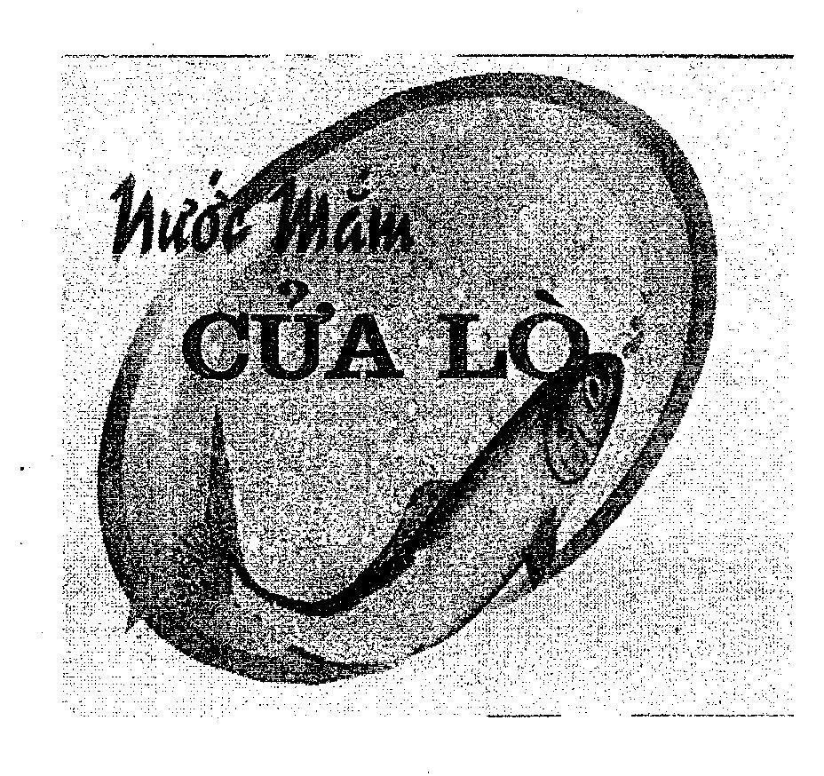 Mẫu nhãn hiệu NƯớC MắM CửA Lò