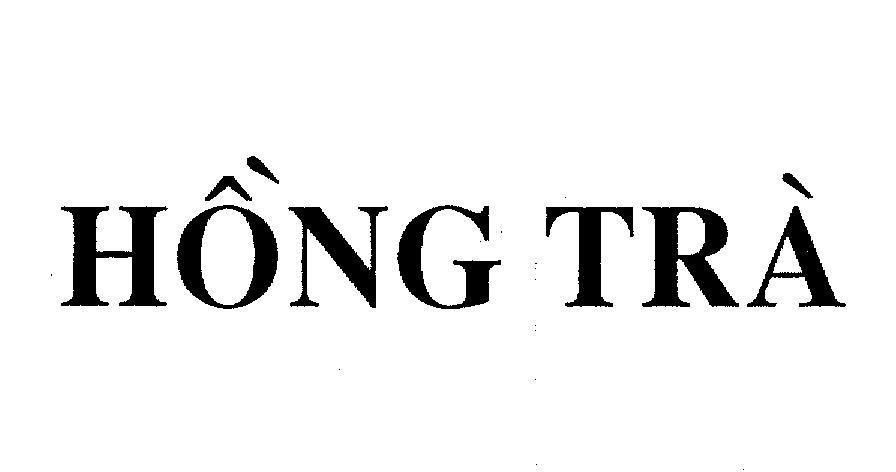 Mẫu nhãn hiệu HONG TRA