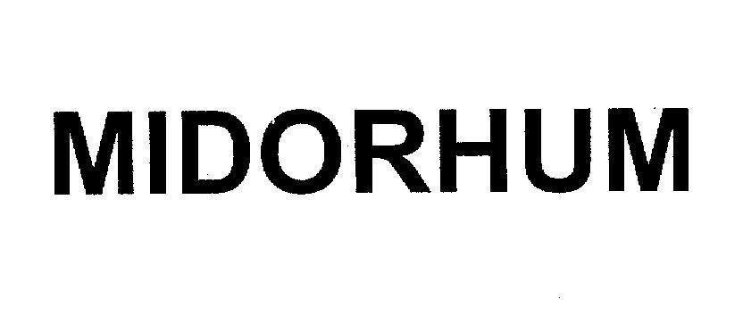 Mẫu nhãn hiệu MIDORHUM