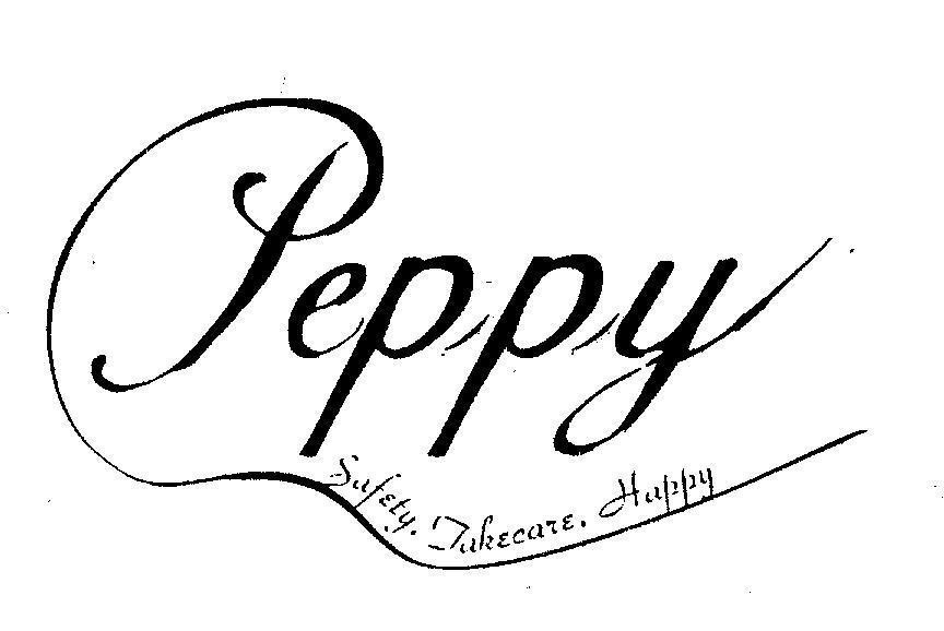 Mẫu nhãn hiệu PEPPY SAFETY TAKECARE HAPPY