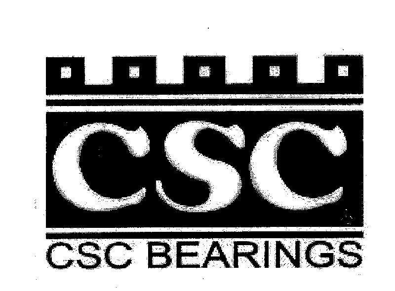 Mẫu nhãn hiệu CSC BEARINGS