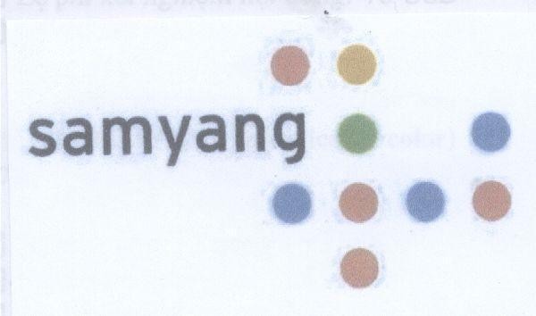 Mẫu nhãn hiệu SAMYANG
