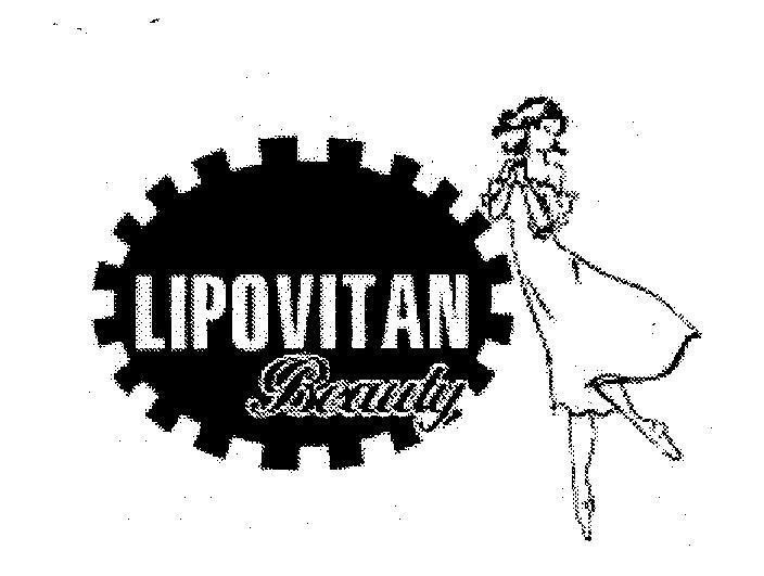 Mẫu nhãn hiệu LIPOVITAN BEAUTY