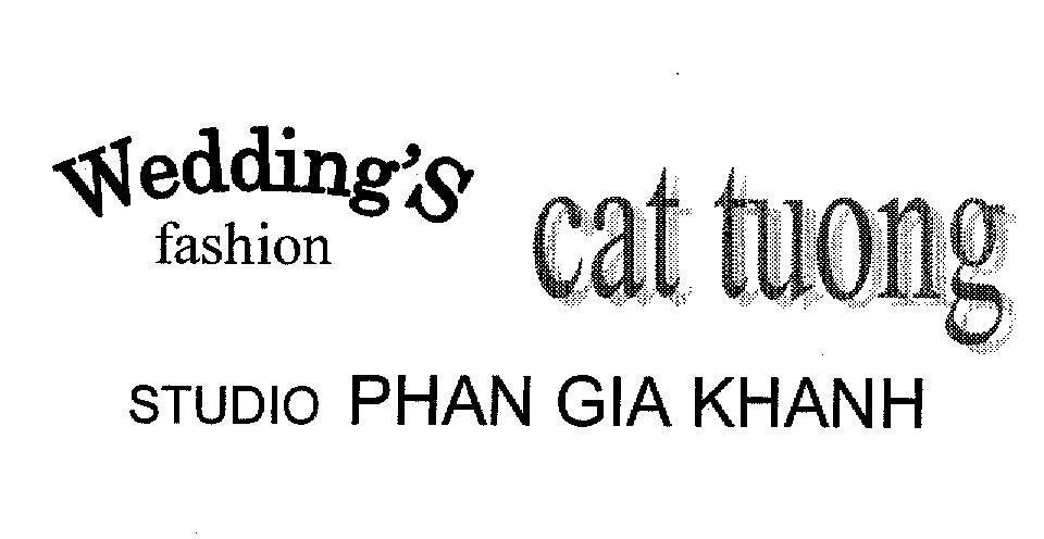 Mẫu nhãn hiệu WEDDING'S FASHION CAT TUONG STUDIO PHAN GIA KHANH