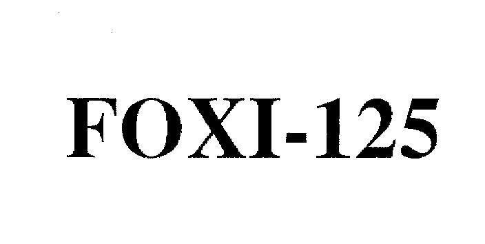 Mẫu nhãn hiệu FOXI - 125