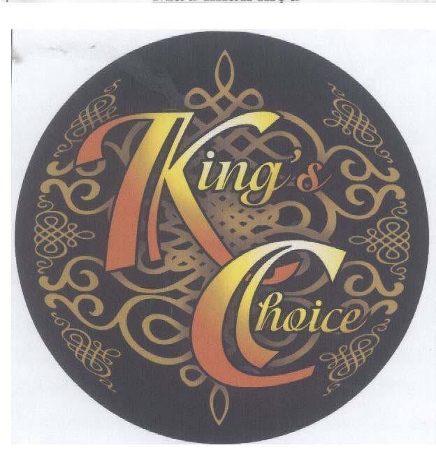 Mẫu nhãn hiệu KING S CHOICE
