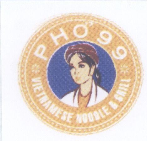 Mẫu nhãn hiệu PHO 99 VIETNAMESE NOODLE & GRILL