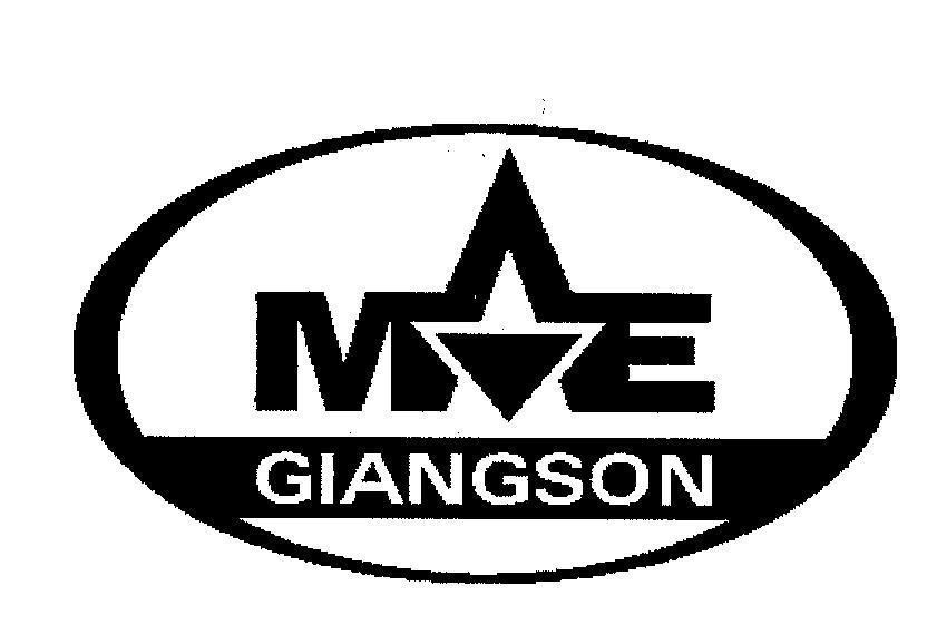 Mẫu nhãn hiệu MAE GIANGSON