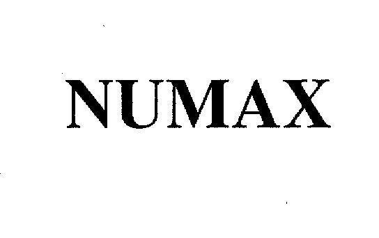 Mẫu nhãn hiệu NUMAX