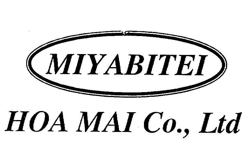 Mẫu nhãn hiệu MIYABITEI HOA MAI CO LTD