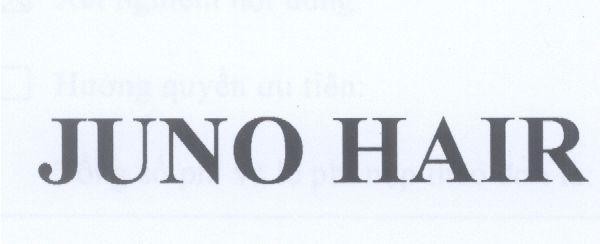Mẫu nhãn hiệu JUNO HAIR