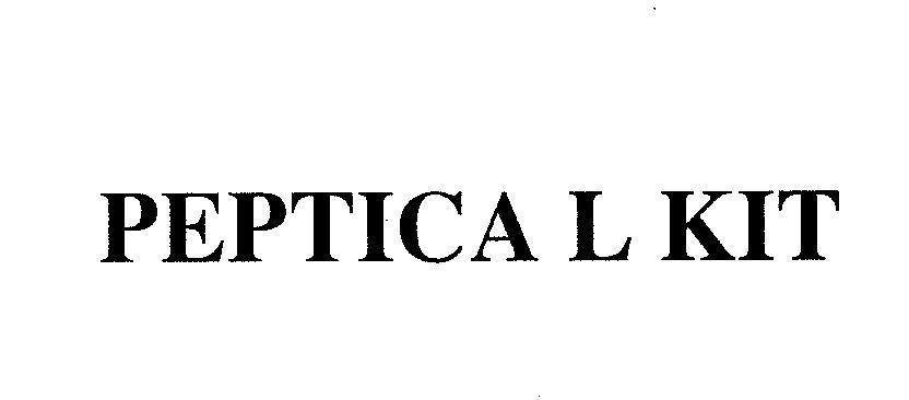 Mẫu nhãn hiệu PEPTICA L KIT