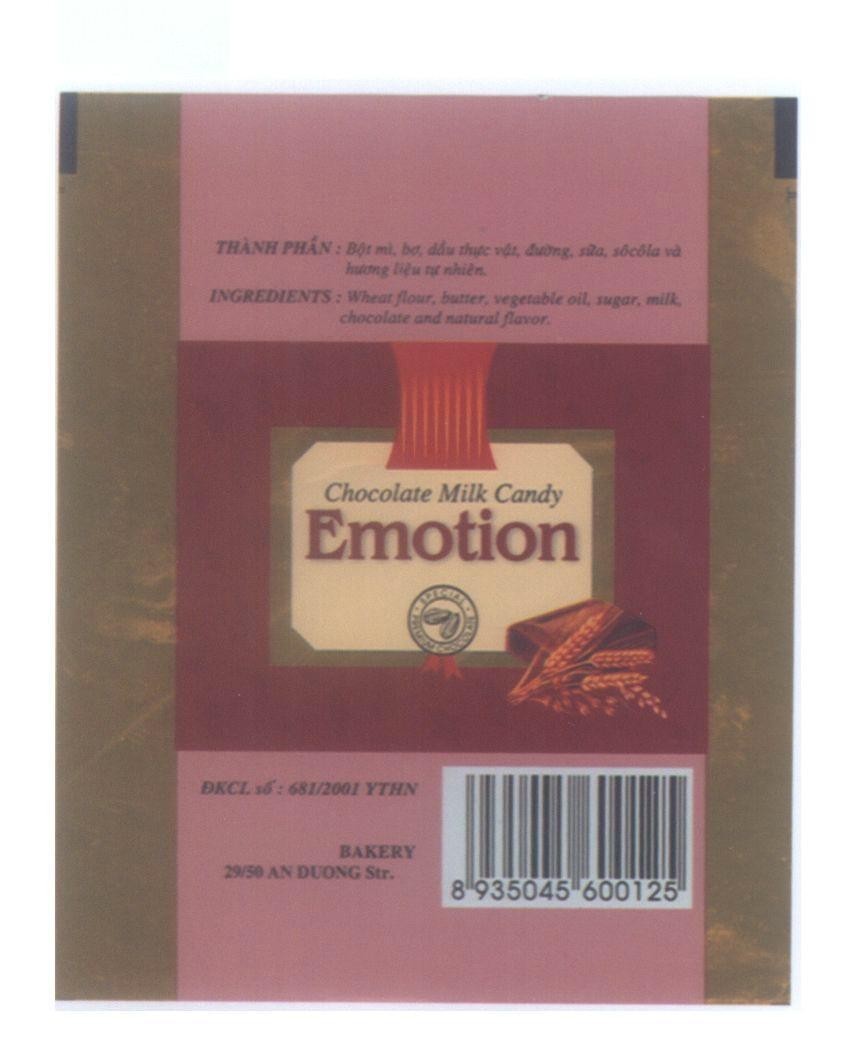 Mẫu nhãn hiệu EMOTION