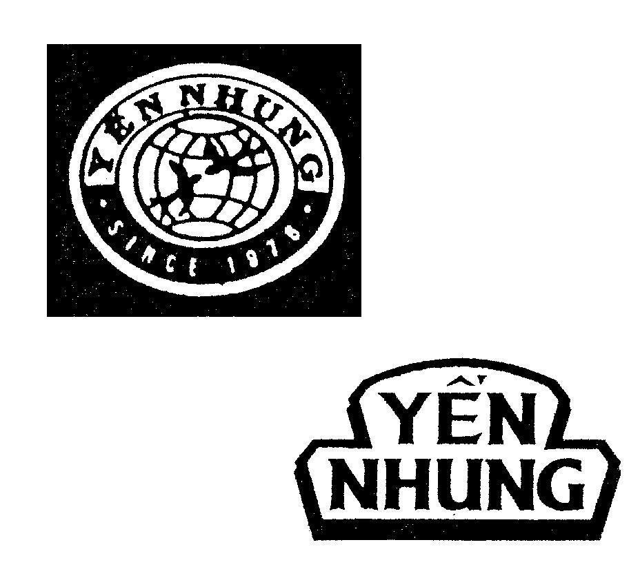 Mẫu nhãn hiệu YếN NHUNG SINCE 1876