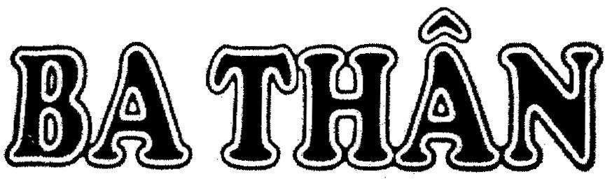 Mẫu nhãn hiệu Ba Thân