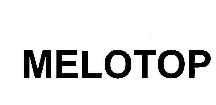 Mẫu nhãn hiệu MELOTOP