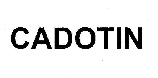 Mẫu nhãn hiệu CADOTIN