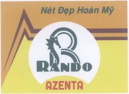Mẫu nhãn hiệu RANDO AZENTA Nét đẹp hoàn mỹ