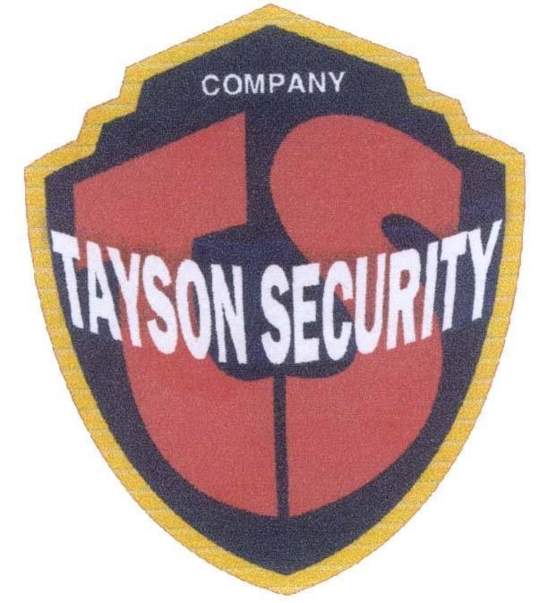 Mẫu nhãn hiệu TS TAYSON SECURITY COMPANY