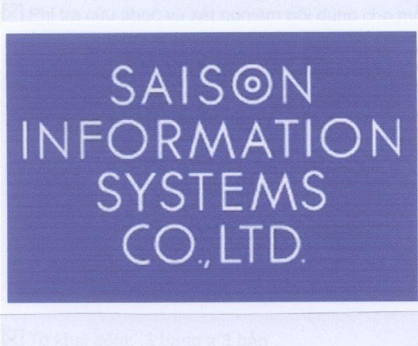 Mẫu nhãn hiệu SAISON INFORMATION SYSTEMS CO LTD