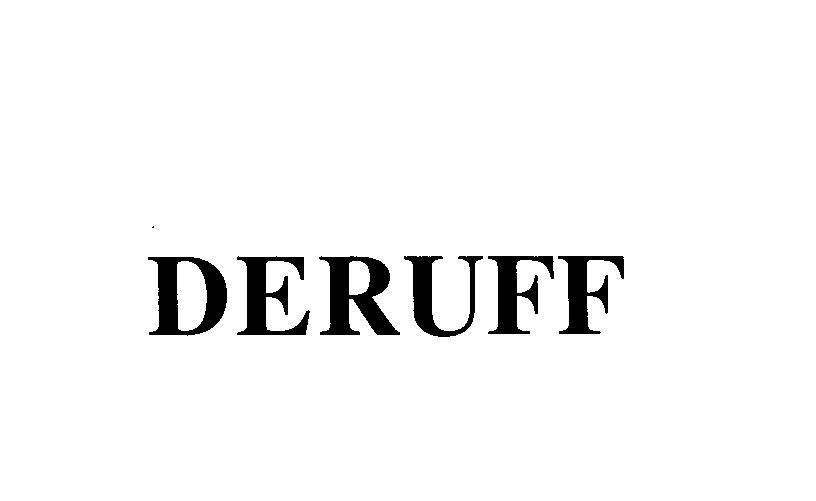 Mẫu nhãn hiệu DERUFF
