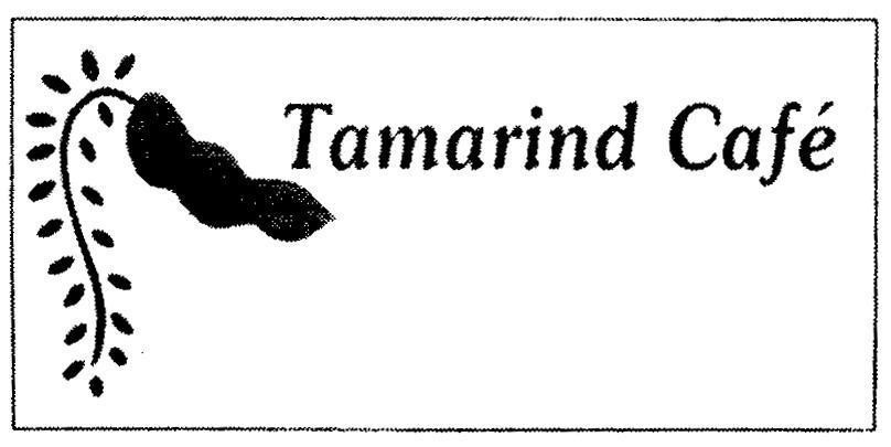 Mẫu nhãn hiệu TAMARIND CAFE