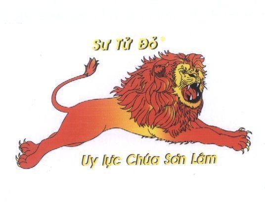 Mẫu nhãn hiệu SƯ Tử Đỏ UY LựC CHúA SƠN LÂM