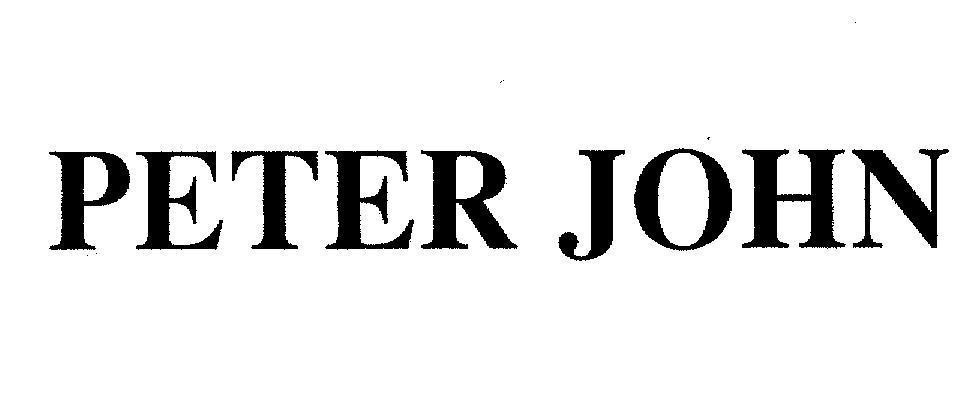 Mẫu nhãn hiệu PETER JOHN