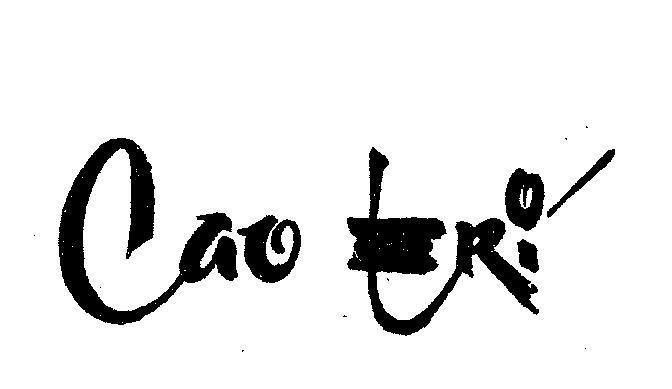 Mẫu nhãn hiệu Cao Trí