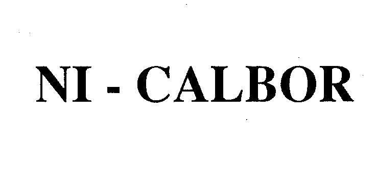 Mẫu nhãn hiệu NI - CALBOR