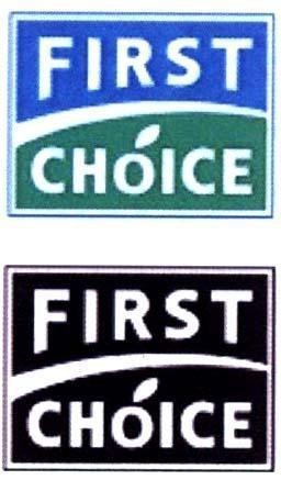 Mẫu nhãn hiệu FIRST CHOICE