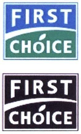 Mẫu nhãn hiệu FIRST CHOICE