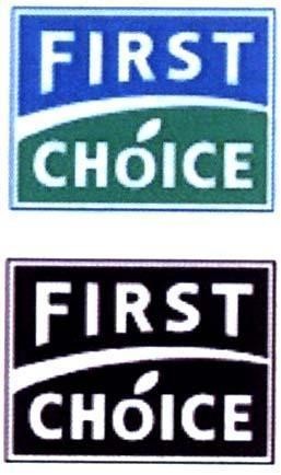 Mẫu nhãn hiệu FIRST CHOICE