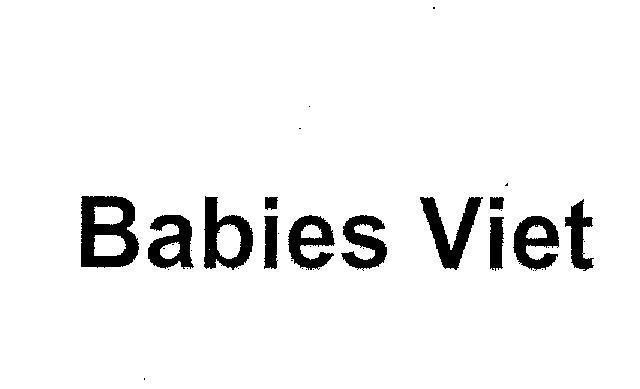 Mẫu nhãn hiệu BABIES VIET