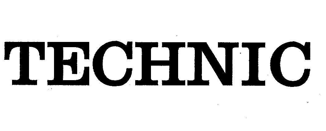 Mẫu nhãn hiệu TECHNIC