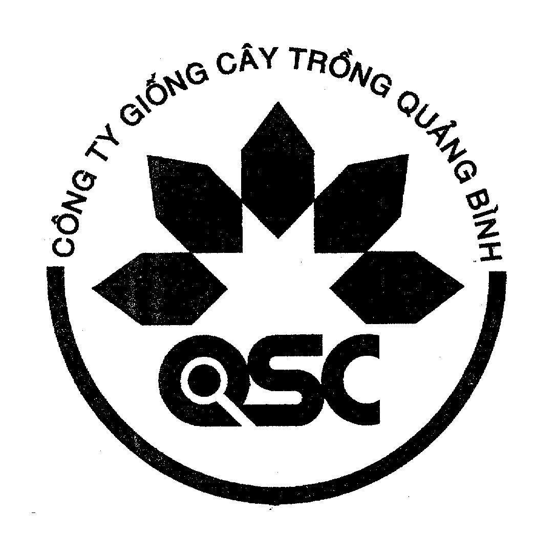 Mẫu nhãn hiệu QSC QUảNG BìNH CÔNG TY GIốNG CÂY TRồNG