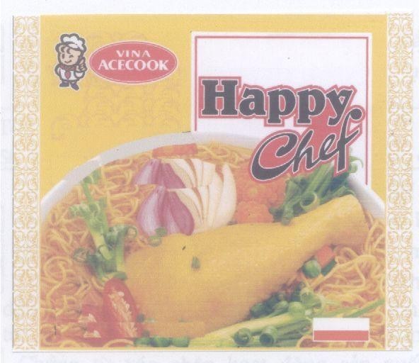 Mẫu nhãn hiệu VINA ACECOOK HAPPY CHEF