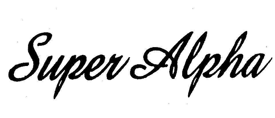Mẫu nhãn hiệu SUPER ALPHA