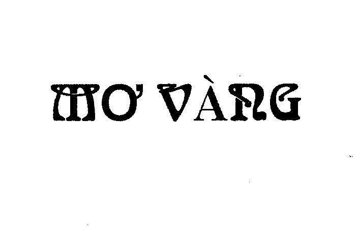 Mẫu nhãn hiệu MƠ VàNG