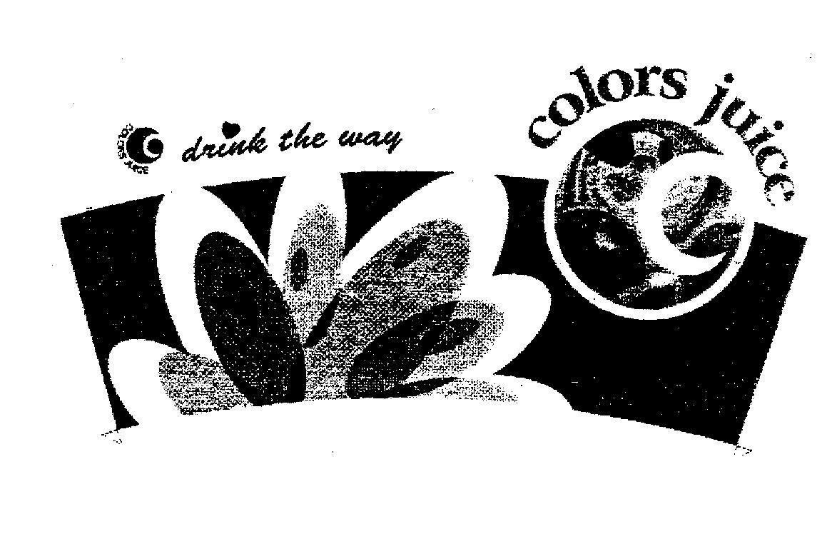 Mẫu nhãn hiệu COLORS JUICE DRINK THE WAY